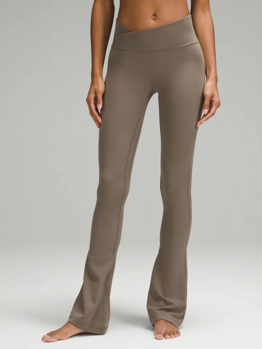 Lululemon Align Asymmetrical Waist Mini Flared Pant *Nulu 32” Size 2 Nomad